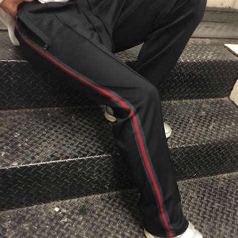 gucci track pants replica|gucci style track pants.